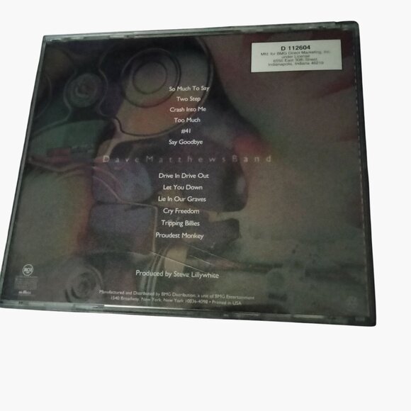 Dave Matthews Band Crash CD Album - Picture 4 of 5